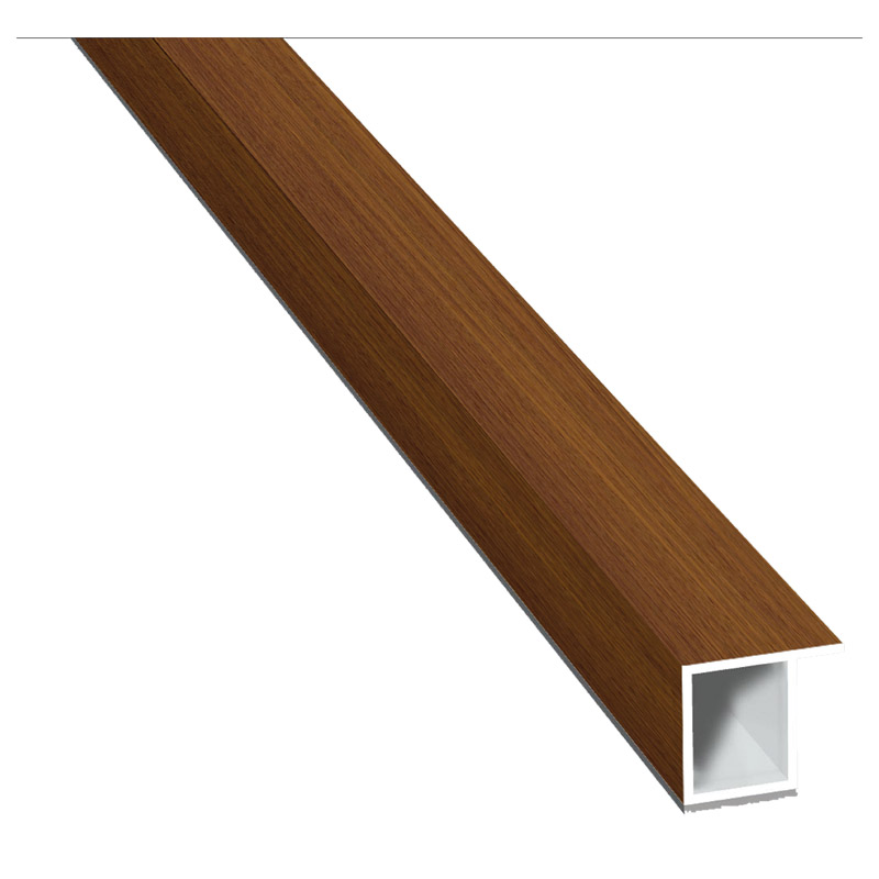 Kammerprofil 17x15mm SK Lg. 6,00m foliert, mit Nase 436 3042 Noce Sorrento Balsamico Produktbild BIGPIC L