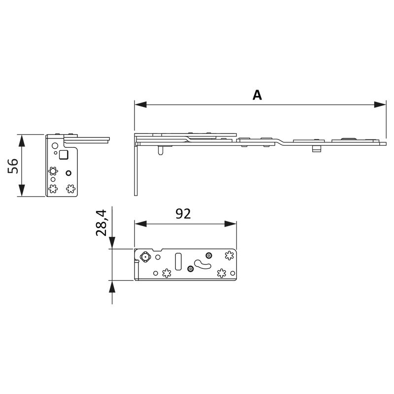 Scherenarm AX 30/13 TS DF ls K25 Produktbild BIGPIC L