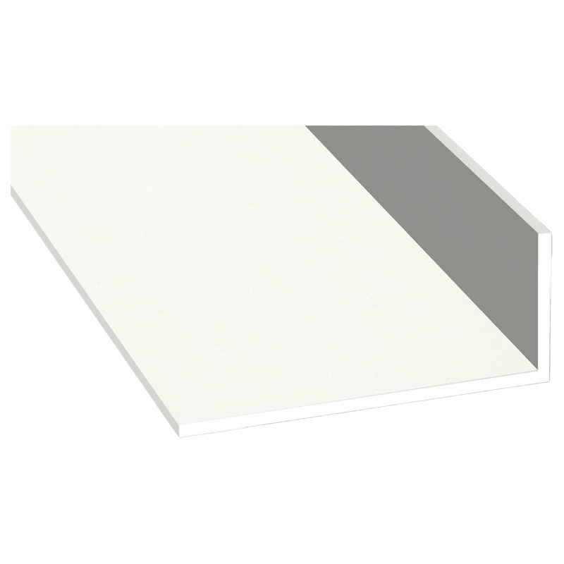 Winkelprofil 25x60x2,5mm Lg. 6,00m foliert 456 5053 Altweiß Produktbild BIGPIC L