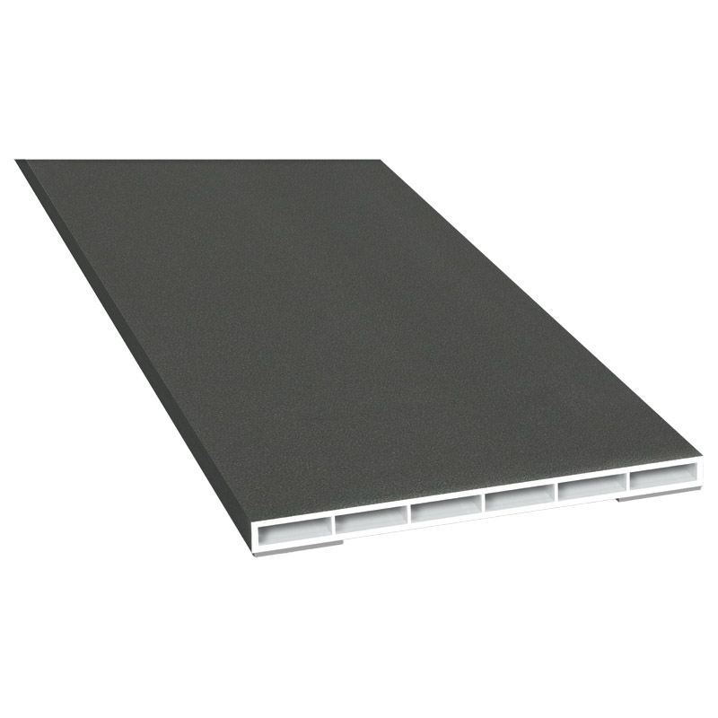 Kammerprofil 100x7mm SK Lg. 6,00m foliert ohne Nase 436 1014 Alux DB 703 Produktbild BIGPIC L