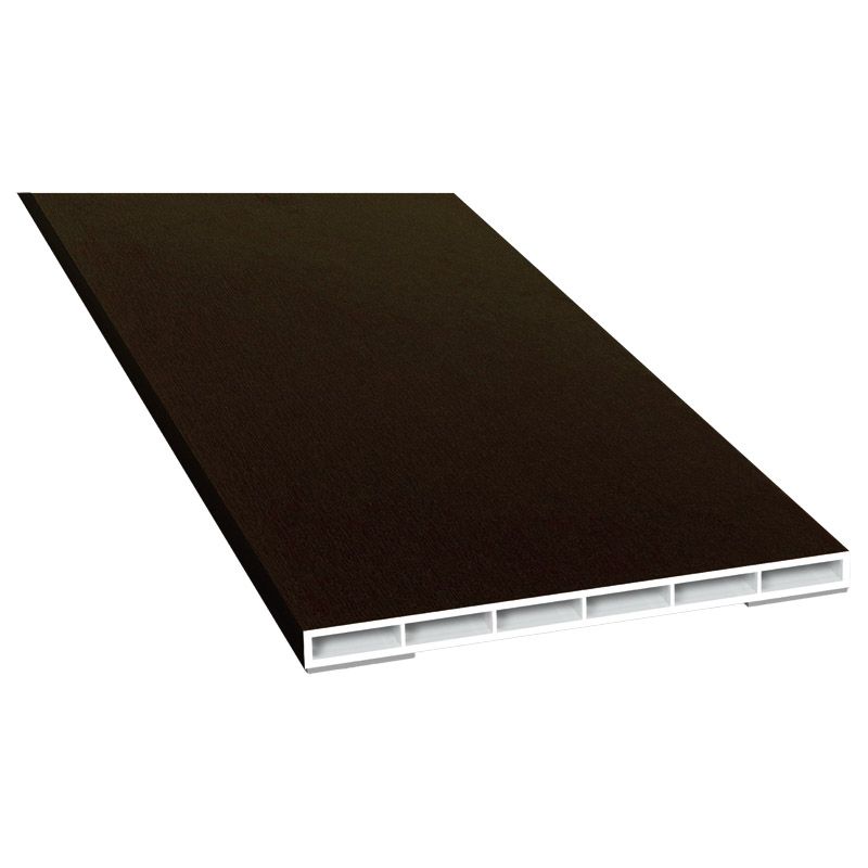 Kammerprofil 100x7mm SK Lg. 6,00m foliert ohne Nase 85 1805-167 Schwarzbraun Produktbild BIGPIC L