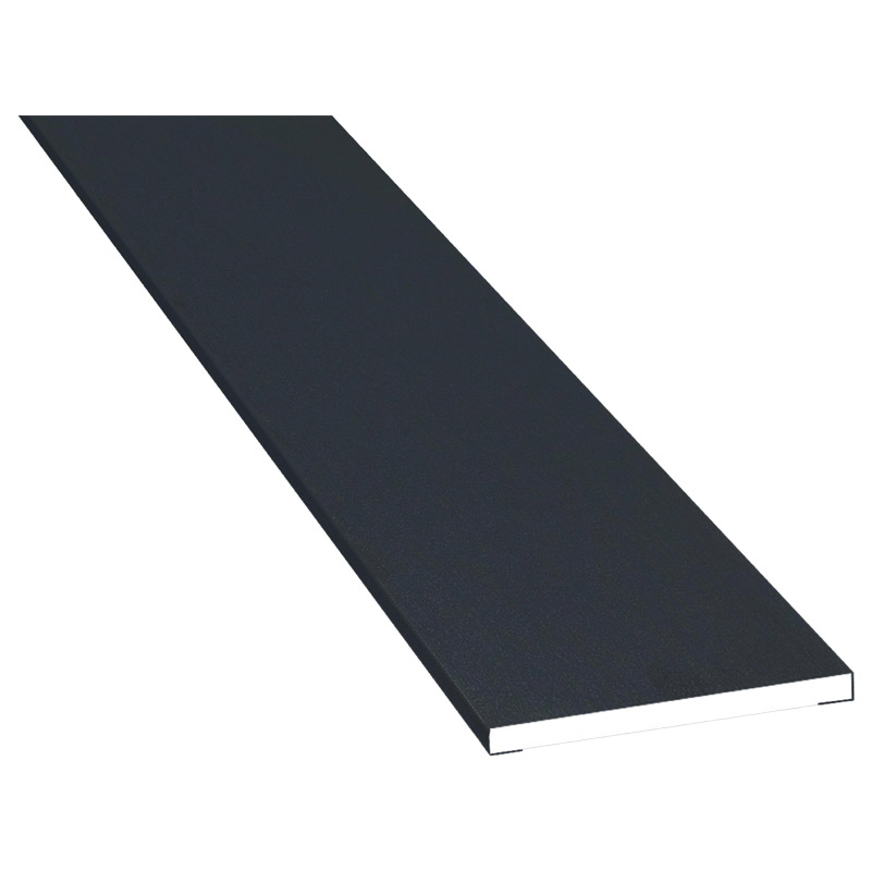 Flachprofil 40x3mm Lg. 6,00m foliert 70 1605-167 Anthrazitgrau Produktbild BIGPIC L