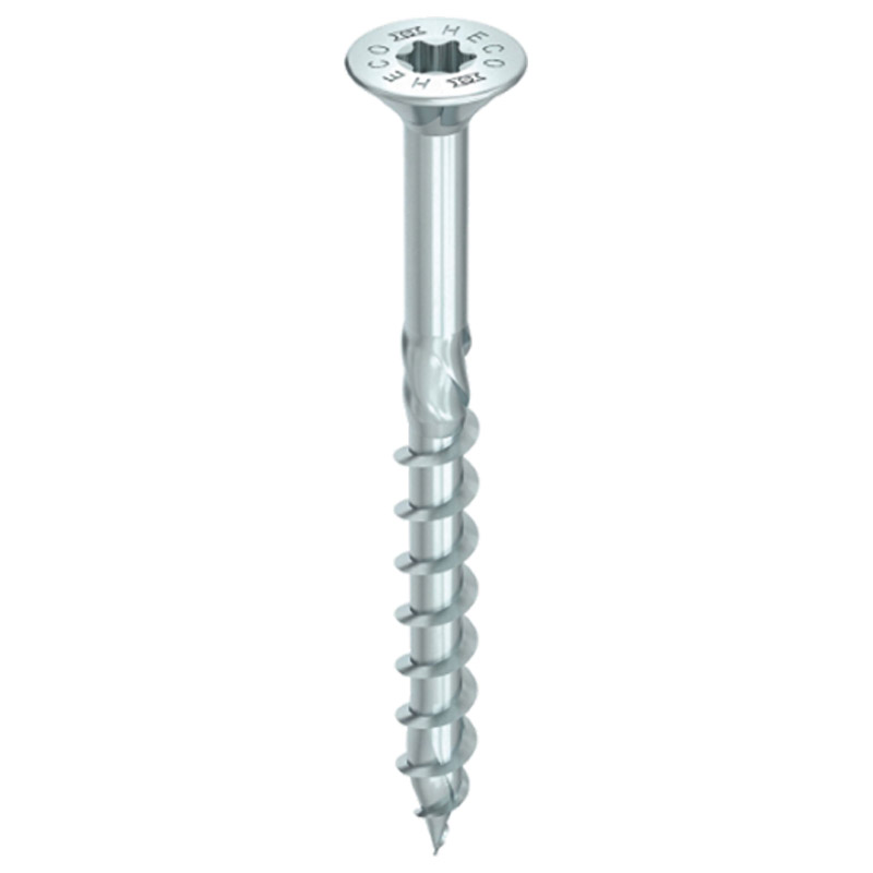 HECO-TOPIX-plus Holzbauschraube, Teilgewinde, Senkkopf, HD, verzinkt blau Produktbild BIGPIC L