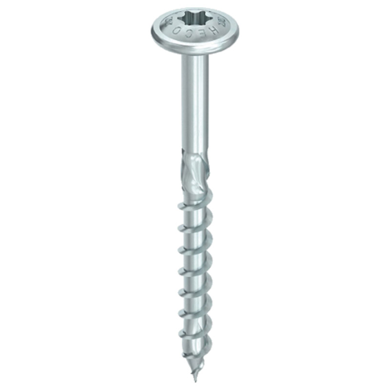 HECO-TOPIX-plus Holzbauschraube, Teilgewinde, Tellerkopf, TX, verzinkt blau Produktbild BIGPIC L