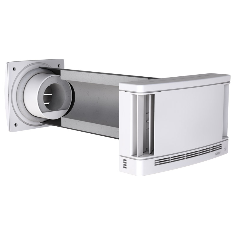 AERECO Feuchtegeführtes Aussenbauteil-Luftdurchlass-Set für die Wand KWHRVA 03 Produktbild BIGPIC L
