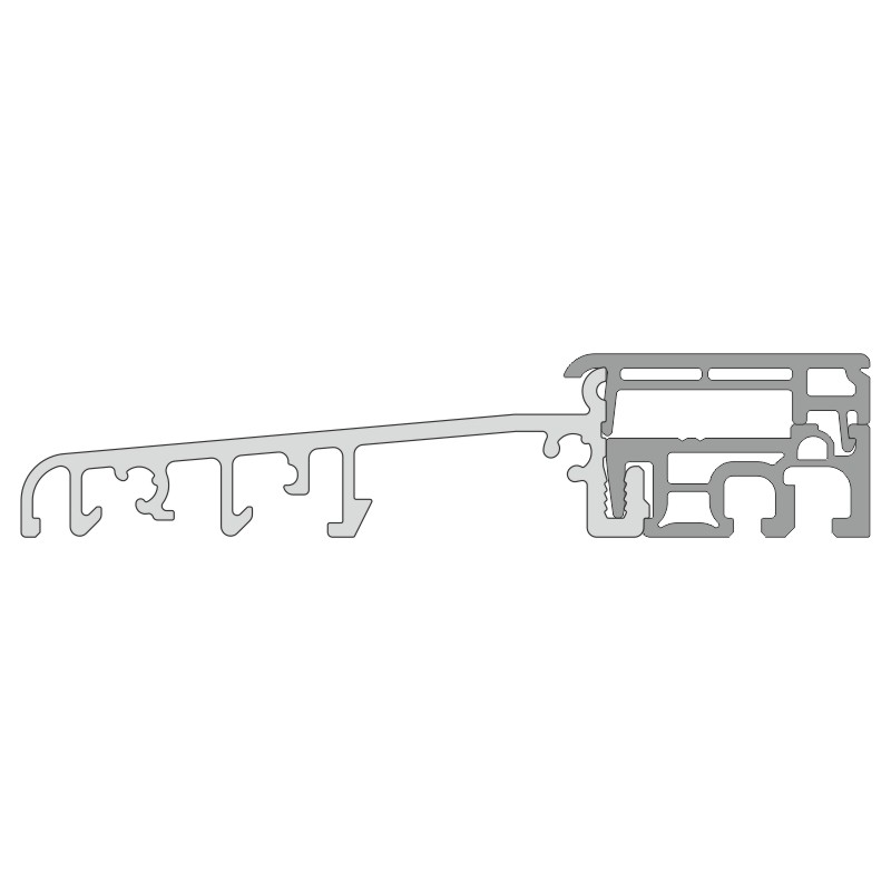 greenteQ Schwelle TB grau mit Deckel grau glatt Produktbild BIGPIC L
