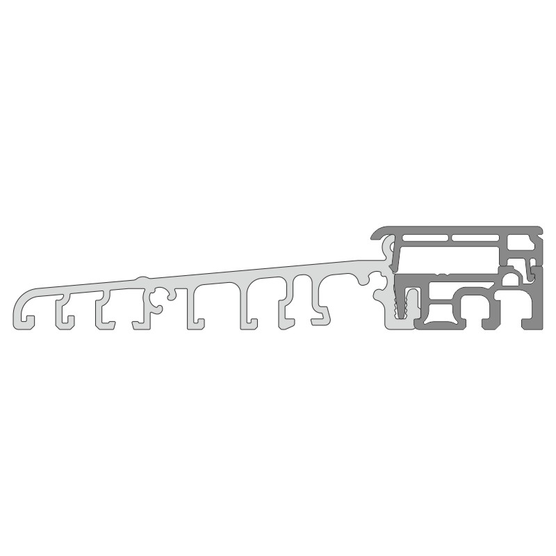 greenteQ Schwelle TB grau mit Deckel grau glatt Produktbild BIGPIC L