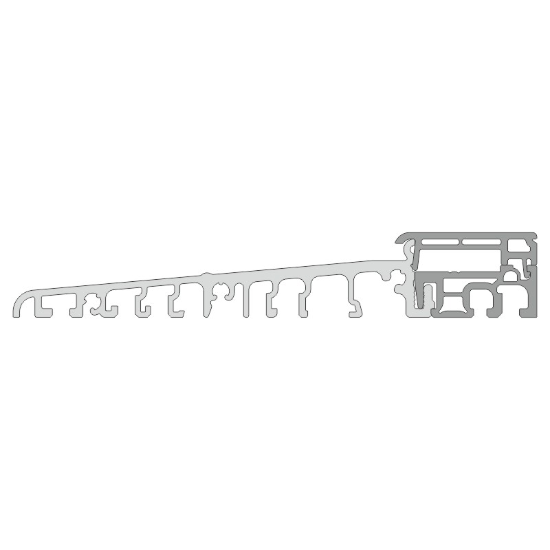 greenteQ Schwelle TB grau mit Deckel grau glatt Produktbild BIGPIC L