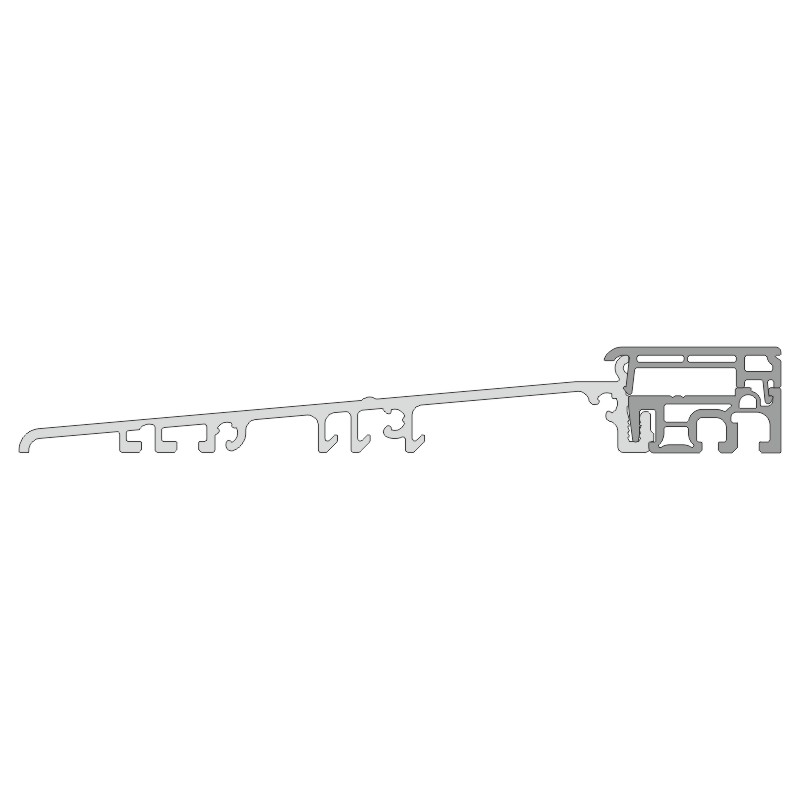 greenteQ Schwelle TB grau mit Deckel grau glatt Produktbild BIGPIC L