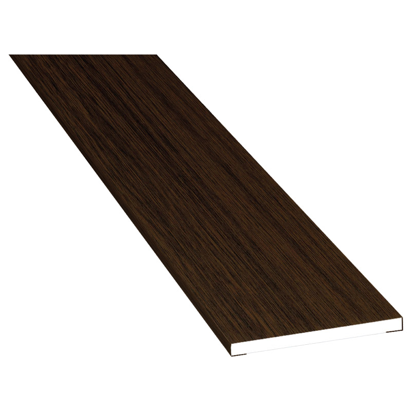 Flachprofil 40x3mm Lg. 6,00m foliert 205 2089-167 Eiche Dunkel Produktbild BIGPIC L