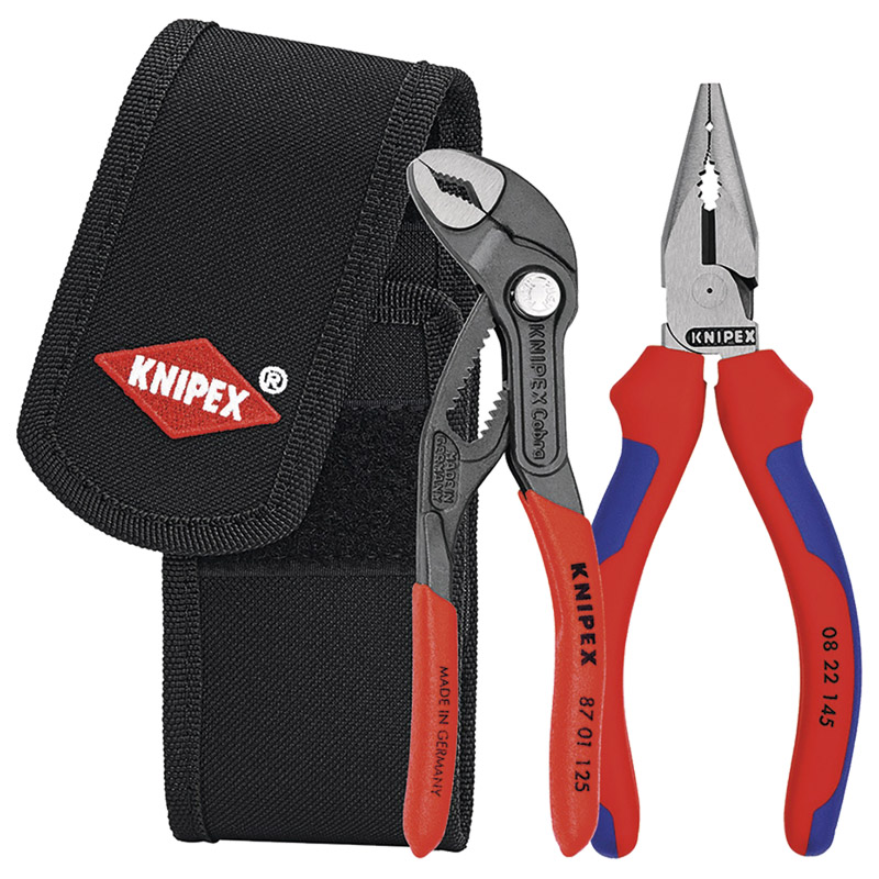 KNIPEX Mini-Zangenset 00 20 72 V06 in Gürteltasche 2-tlg. Produktbild BIGPIC L