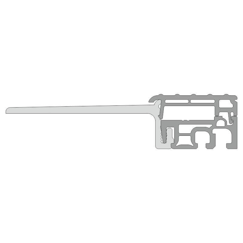 greenteQ Renovierungsschwelle TB grau mit Deckel grau geriffelt Produktbild BIGPIC L