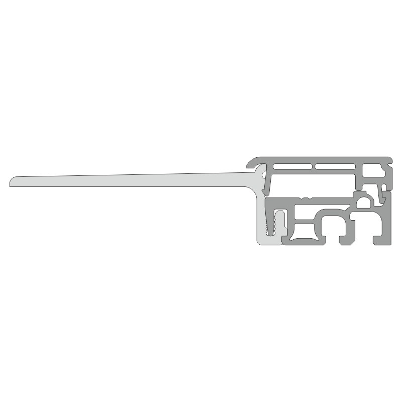 greenteQ Renovierungsschwelle TB grau mit Deckel grau glatt Produktbild BIGPIC L