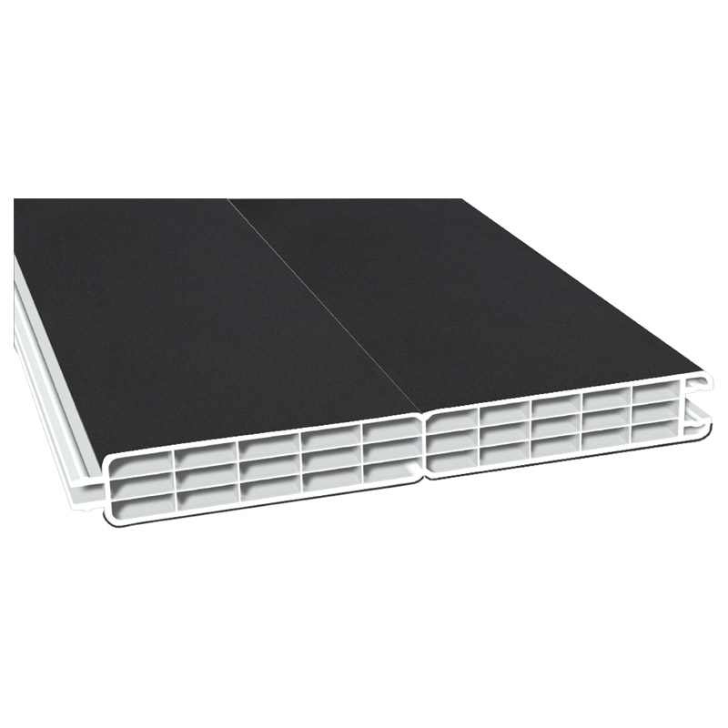 Nut- u. Federprofil 200x24 mm Lg. 6,00 mzweiseitig foliertPX 47097 BLACK ULTI MATT [139] Produktbild BIGPIC L