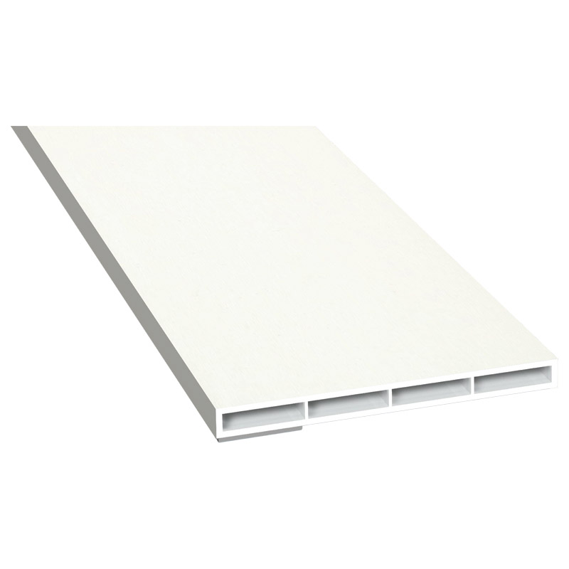 Kammerprofil 80x7 mm SK Lg. 6,00 mfoliert, ohne Nase456 5053 ALTWEIß [130] Produktbild BIGPIC L