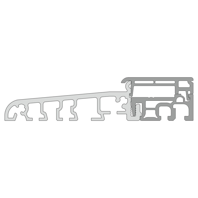 greenteQ Schwelle TB grau mit Deckel grau glatt Produktbild BIGPIC L