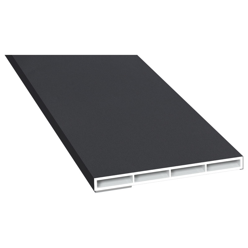Kammerprofil 80x7 mm SK Lg. 6,00 mfoliert, ohne NasePX 47858 ANTHRAZIT ULTI MATT [140] Produktbild BIGPIC L