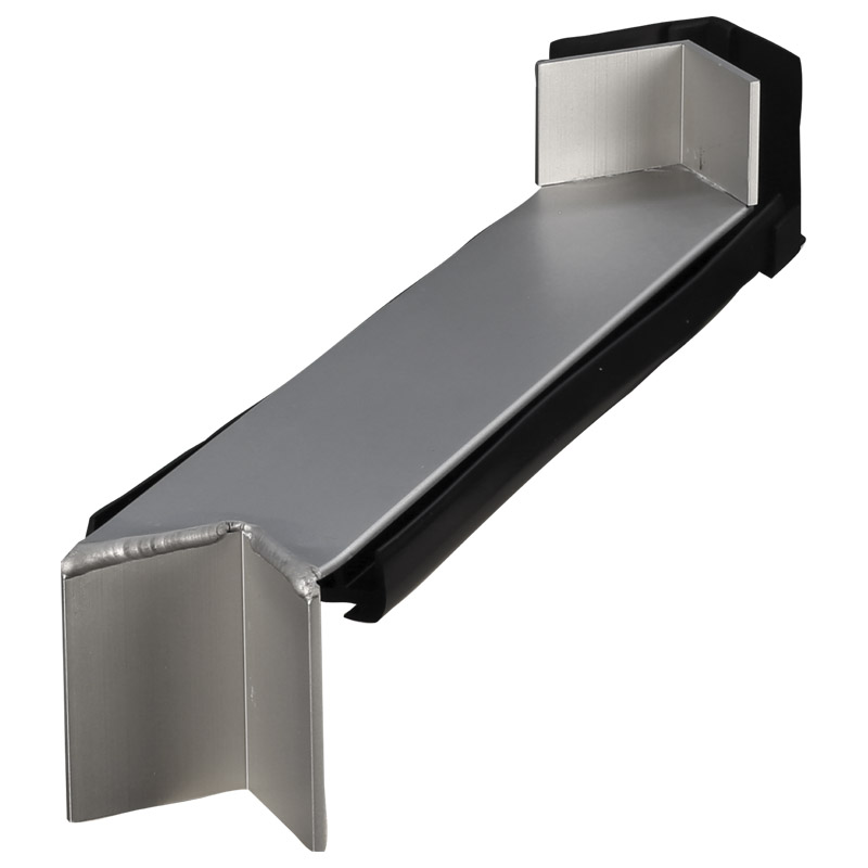 VFG400 IE 90° EV1 silberfarbig - Aluminium-Verbinder inkl. Dichtset für Innenecke 90° zu VBH400 Produktbild BIGPIC L