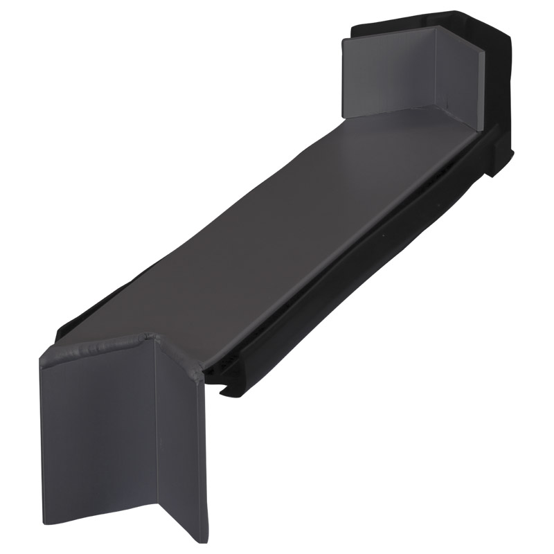 VFG400 IE 90° RAL 7016 anthrazitgrau glatt matt - Aluminium-Verbinder inkl. Dichtset für Innenecke 90° zu VBH400 Produktbild BIGPIC L