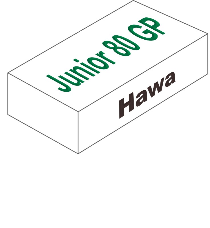 HAWA Schiebetürbeschlag Junior 80 GP für Glastüren bis 80 kg Produktbild BIGPIC L