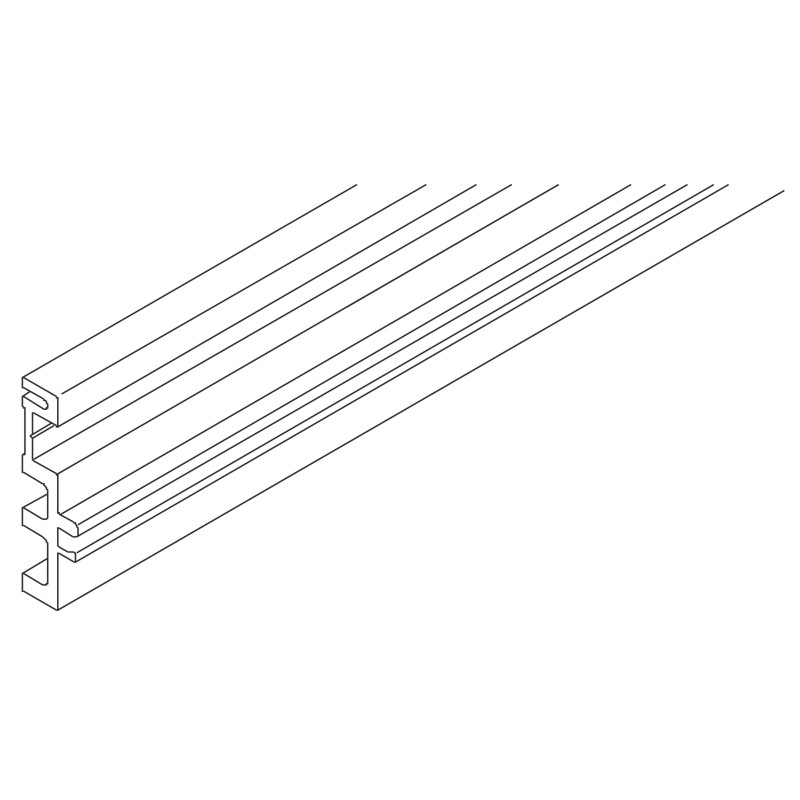 HAWA Distanzschiene zu Combi-Laufschiene Junior 80/100 Produktbild BIGPIC L