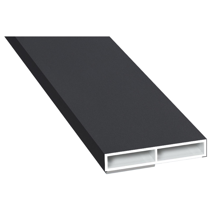 Kammerprofil 40x7 mm SK Lg. 6,00 mfoliert, ohne NasePX 47858 ANTHRAZIT ULTI MATT [140] Produktbild BIGPIC L
