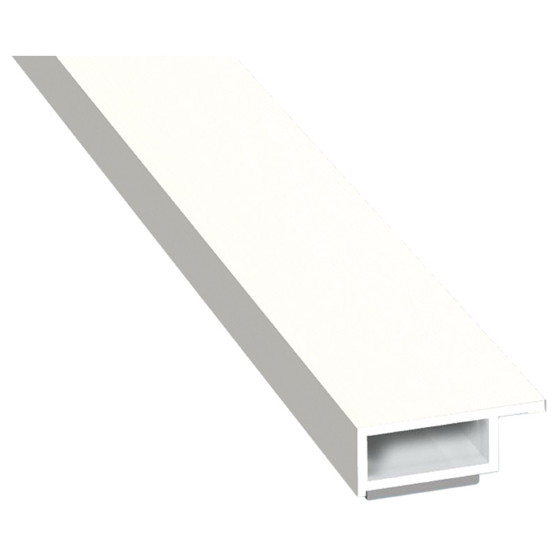 Kammerprofil 20x7 mm SK Lg. 6,00 mfoliert, mit NasePX 5205 WEIß [75] Produktbild BIGPIC L