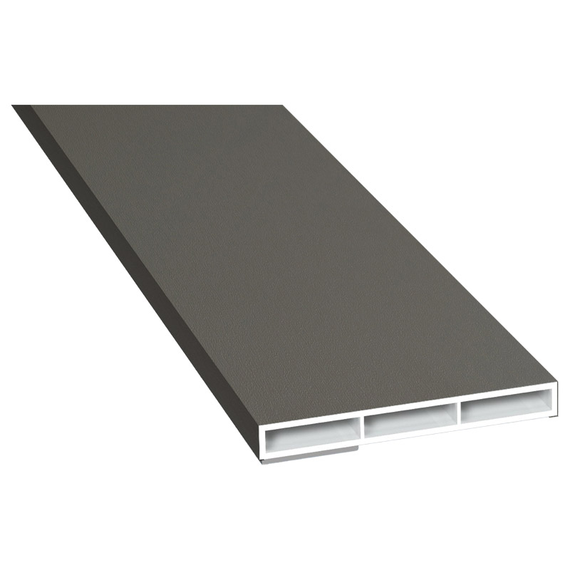 Kammerprofil 60x7 mm SK Lg. 6,00 mfoliert, ohne Nase70 3905-167 QUARZGRAU [64] Produktbild BIGPIC L