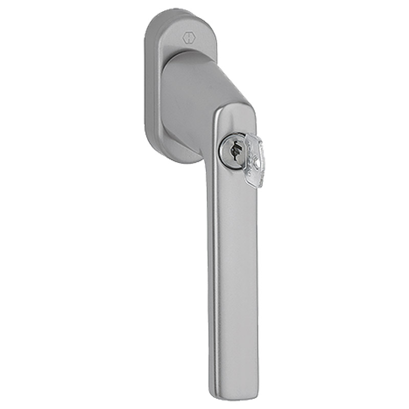 Fenstergriff Hamburg AL F9 0700LS/U26 10/32-42 mm 90° M5x45+M5x50 Produktbild BIGPIC L