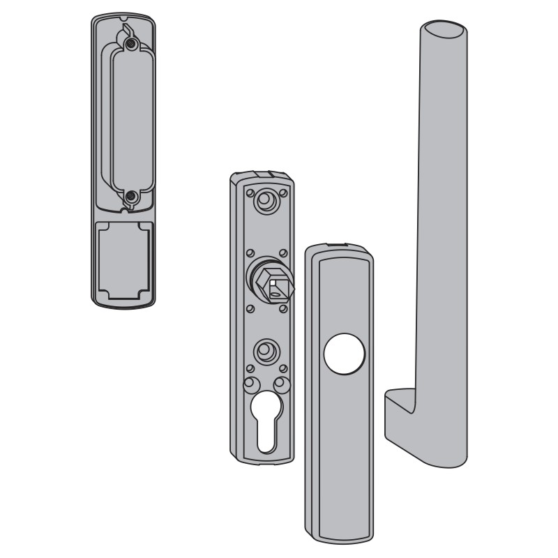 Hebel Si-line HS300 Ral 8022 K1 Produktbild BIGPIC L