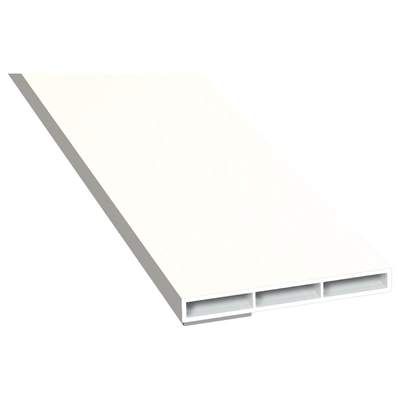 Kammerprofil 60x7 mm SK Lg. 6,00 mfoliert, ohne NasePX 5205 WEIß [75] Produktbild BIGPIC L