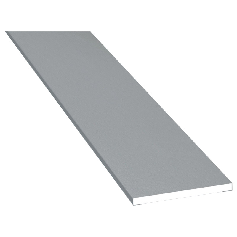 Flachprofil 40x3 mm Lg. 6,00 mfoliert71 5505-167 SILBERGRAU [66] Produktbild BIGPIC L