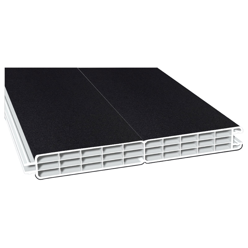 Nut- u. Federprofil 200x24 mm Lg. 6,00 mzweiseitig foliert70 2105-167 SCHWARZGRAU [59] Produktbild BIGPIC L