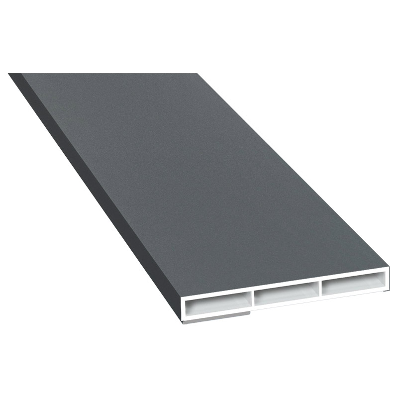 Kammerprofil 60x7 mm SK Lg. 6,00 mfoliert, ohne Nase70 1205-083 BASALTGRAU GLATT [51] Produktbild BIGPIC L