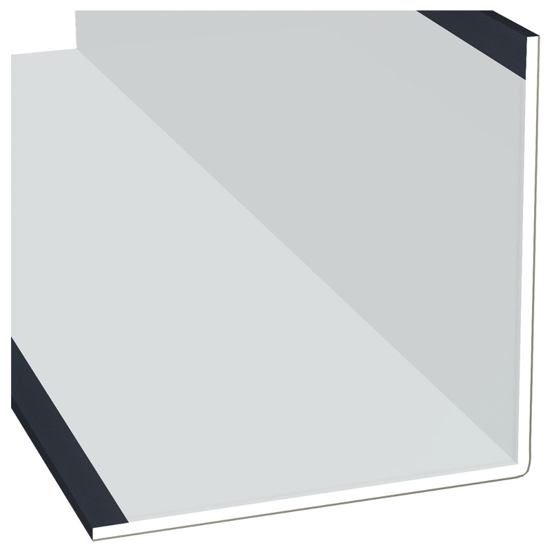 Winkelprofil 100x100x3 mm Lg. 6,00 mAußen foliert70 1605-097 ANTHRAZITGRAU GLATT 2 [56] Produktbild BIGPIC L