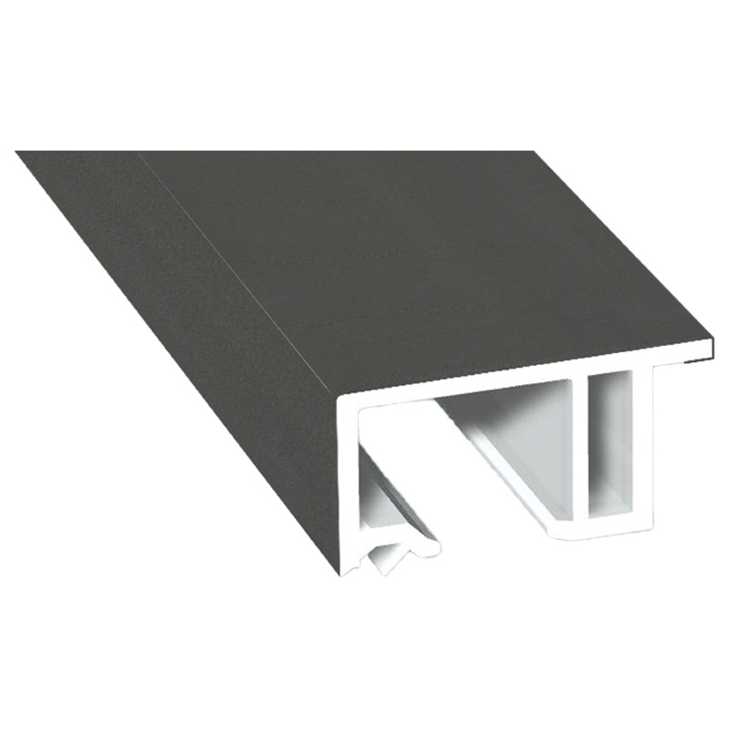 Anschluß-Profil 30 mm Lg. 6,00 mfoliert, klipsbar, mit Nase, 436 1014 ALUX DB 703 (100) Produktbild BIGPIC L
