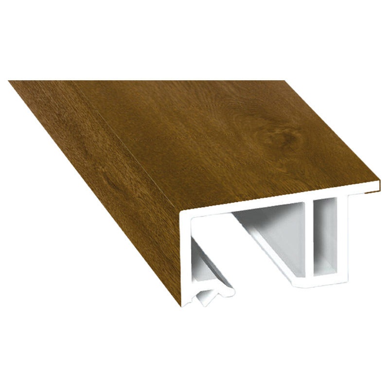 Anschluß-Profil 30 mm Lg. 6,00 mfoliert, klipsbar, mit Nase, 217 8001- 167 GOLDEN OAK (13) Produktbild BIGPIC L