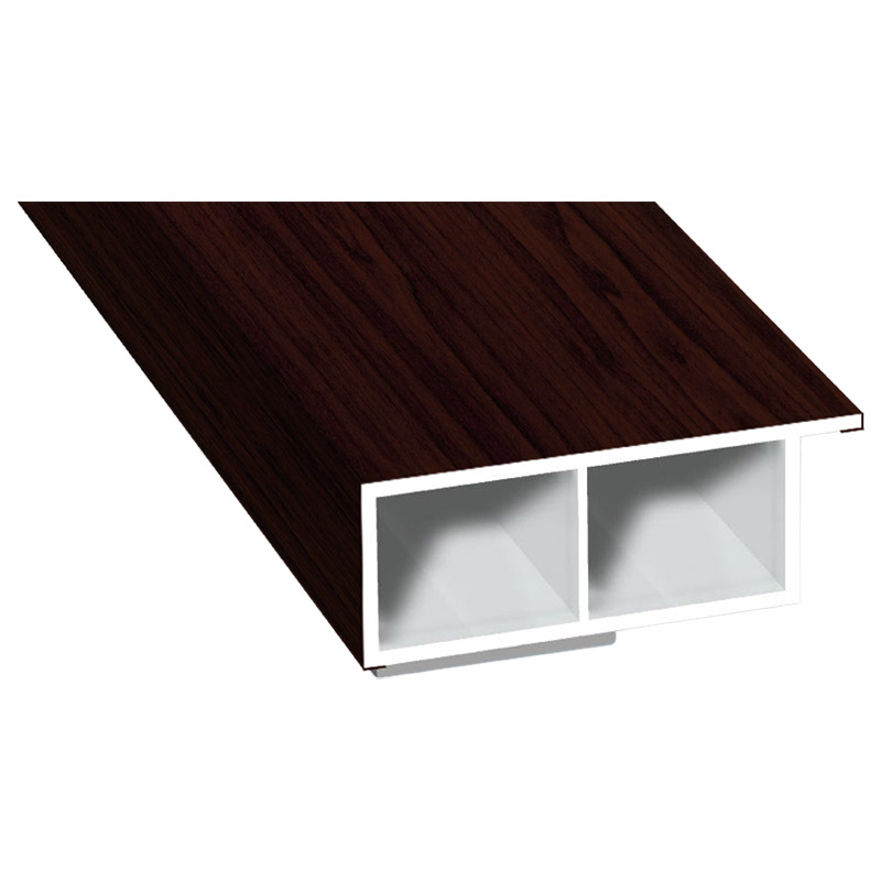 Kammerprofil 40x15 mm SK Lg. 6,00 mfoliert, mit Nase320 2001-167 BLACK CHERRY [31] Produktbild BIGPIC L