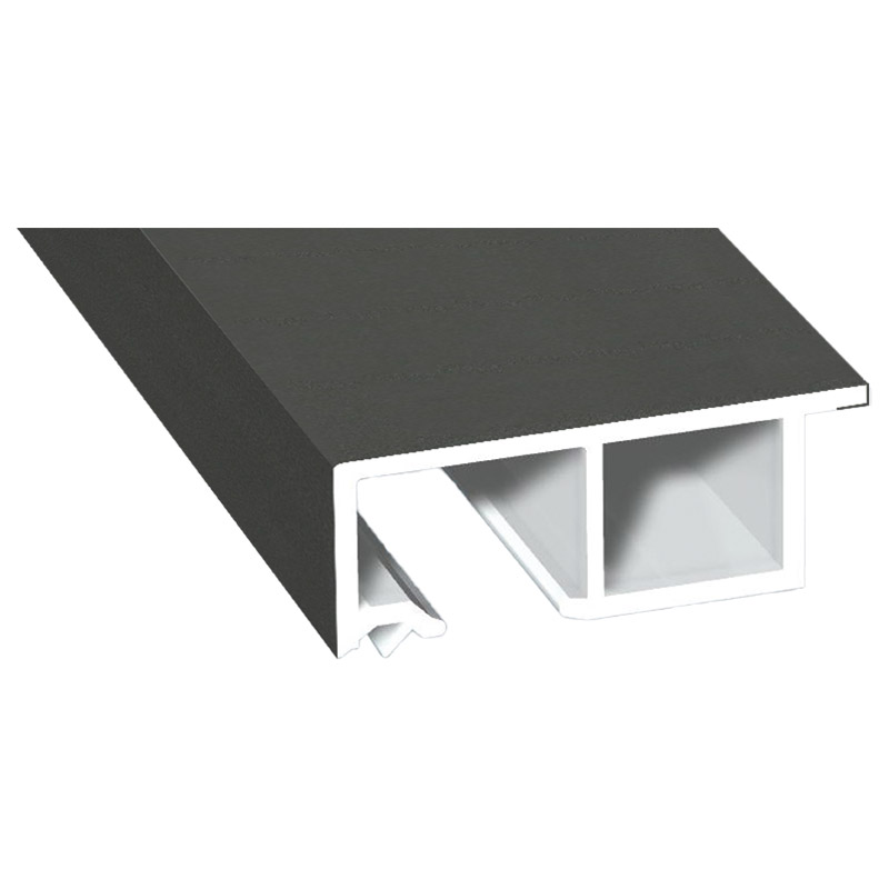 Anschluß-Profil 40 mm Lg. 6,00 mfoliert, klipsbar, mit Nase, 436 1014 ALUX DB 703 (100) Produktbild BIGPIC L
