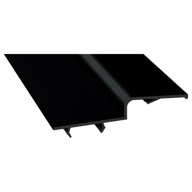 Deckelaufnahmeprofil 86 mm Lg. 6,00 mSchwarz, VE: 60 mfür Salamander 73er/76er/82er/92er Produktbild BIGPIC L