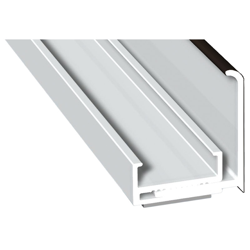 Anschlussprofil 36 mm Lg. 6,00 mfoliert, zweiteilig, ohne Compriband85 1805-167 SCHWARZBRAUN [72] Produktbild BIGPIC L