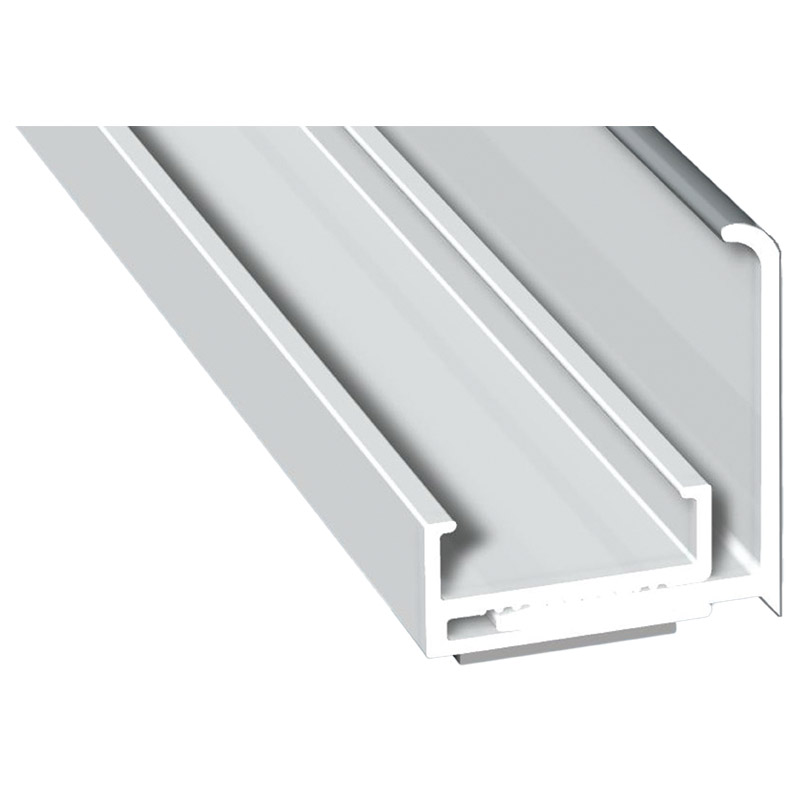 Anschlussprofil 36 mm Lg. 6,00 mfoliert, zweiteilig, ohne Compriband71 5505-167 SILBERGRAU [66] Produktbild BIGPIC L