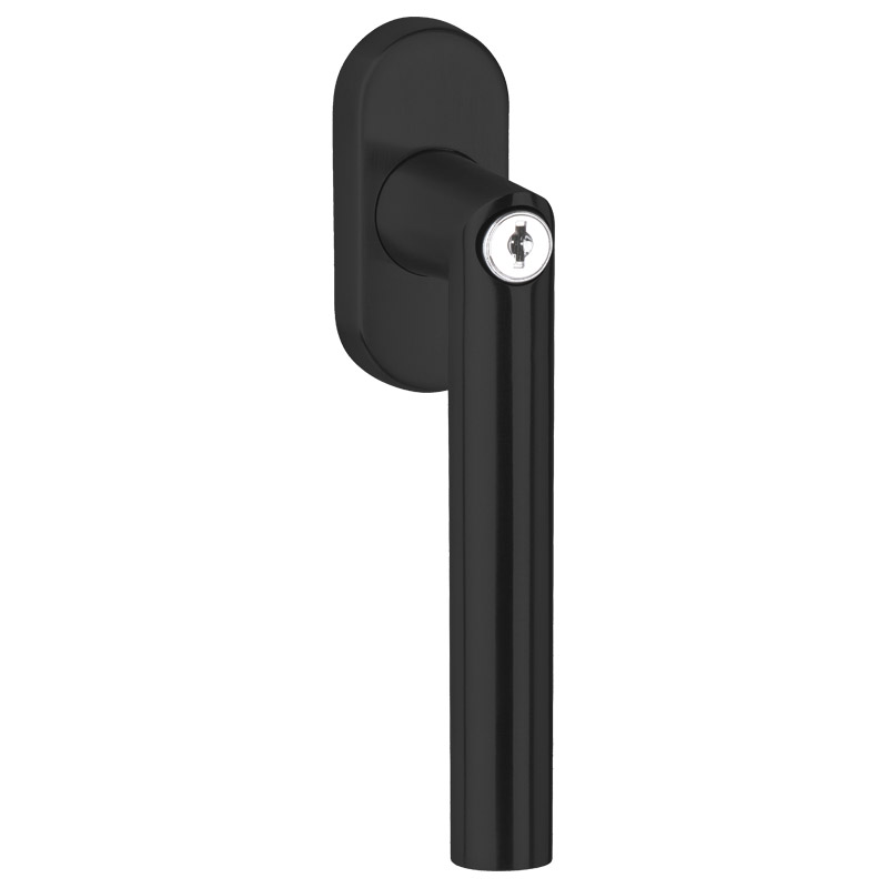 greenteQ Fenstergriff FG61D.SG100.ER 100NM mit Druckknopf abschließbar - inkl. Schrauben Produktbild BIGPIC L