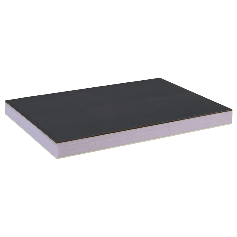 greenteQ Sandwichplatte HPL/HD/PVC einseitig HPL Hornschuch, XPS-Kern, Grautöne Produktbild BIGPIC L