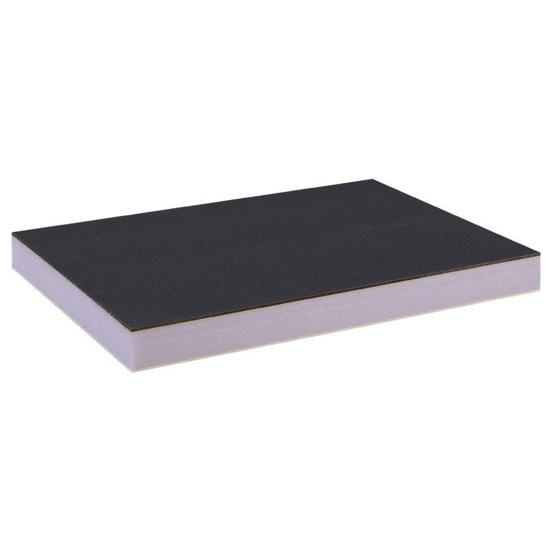 greenteQ Sandwichplatte HPL/HD/PVC einseitig HPL Hornschuch, XPS-Kern, Grautöne Produktbild BIGPIC L