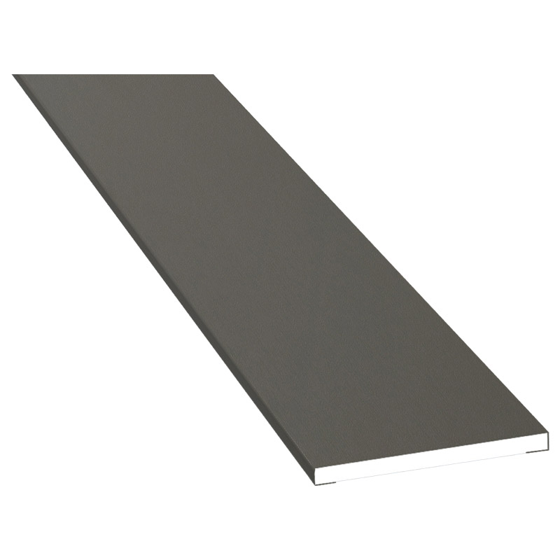 Flachprofil 40x3 mm Lg. 6,00 mfoliert70 3905-167 QUARZGRAU [64] Produktbild BIGPIC L