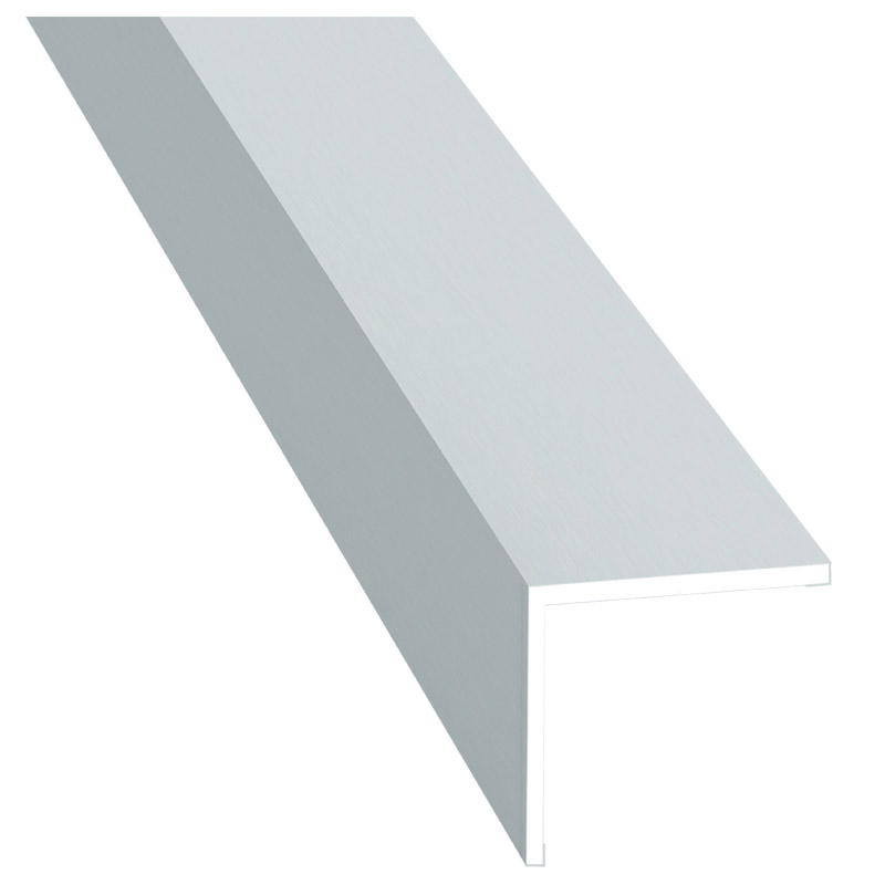 Winkelprofil 40x40x2 mm Lg. 6,00 mAußen foliert72 5105-083 LICHTGRAU GLATT [69] Produktbild BIGPIC L