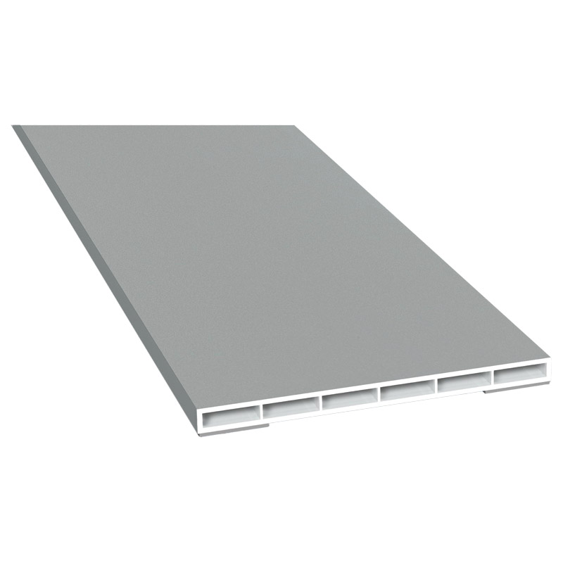Kammerprofil 100x7 mm SK Lg. 6,00 mfoliert, ohne Nase70 0405-083 SIGNALGRAU GLATT [50] Produktbild BIGPIC L