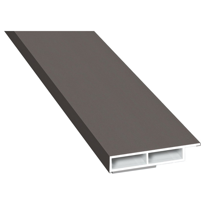 Kammerprofil 40x7 mm SK Lg. 6,00 mfoliert, mit Nase436 6047 QUARZGRAU MATT [120] Produktbild BIGPIC L