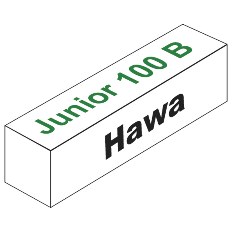 HAWA Schiebetürbeschlag Junior 100 B für Holztüren bis 100 kg Produktbild BIGPIC L